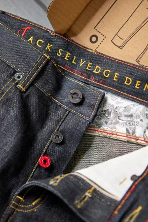Jack Russel - Men Jeans - Meisterwerk J-RIM1 Slim Fit Indigo Blue & Red Selvedge Unsanforized
