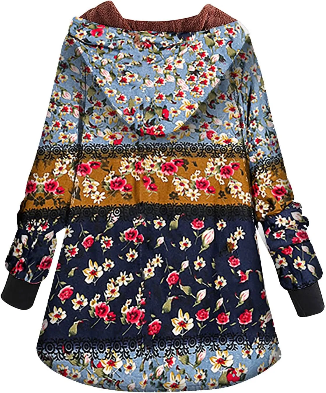 Jackets For Women Women Winter Casual Fashion Long-Sleeved Hooded Sweater Warm Plush Jacket