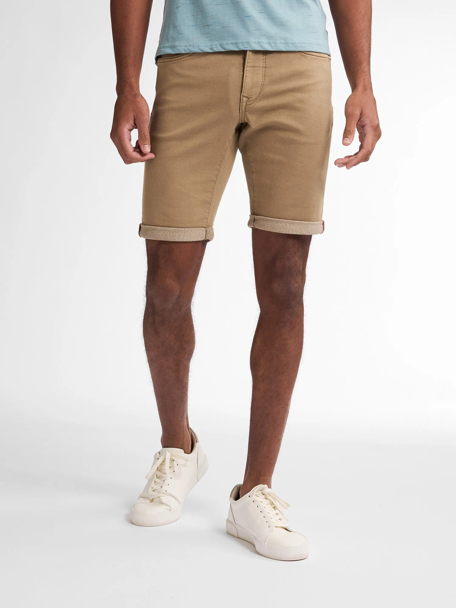 Jackson Coloured Denim Shorts Coconut