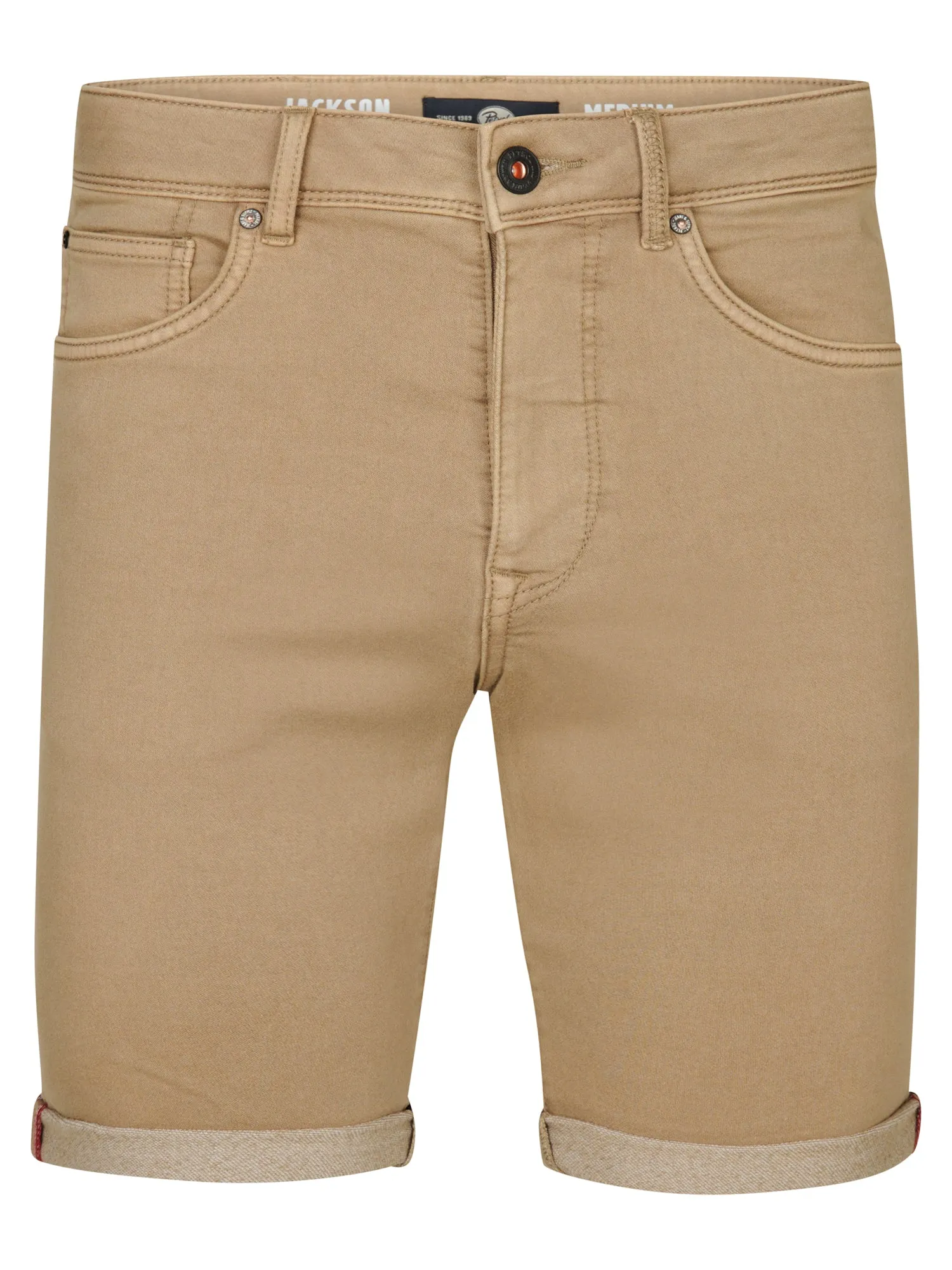 Jackson Coloured Denim Shorts Coconut