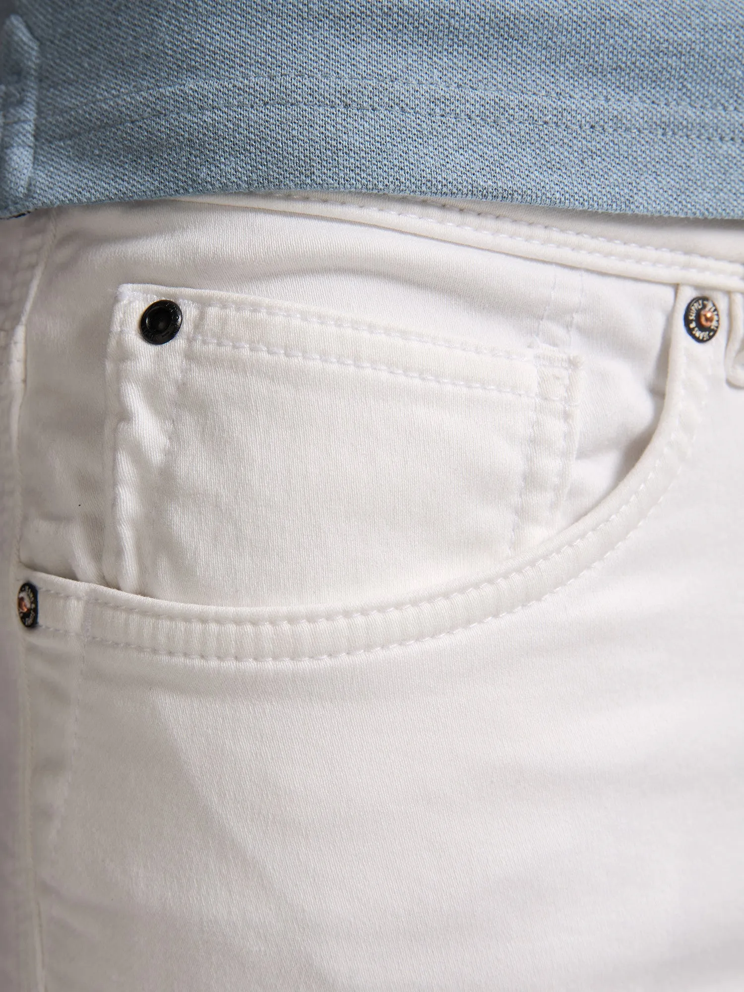 Jackson Coloured Denim Shorts Coconut