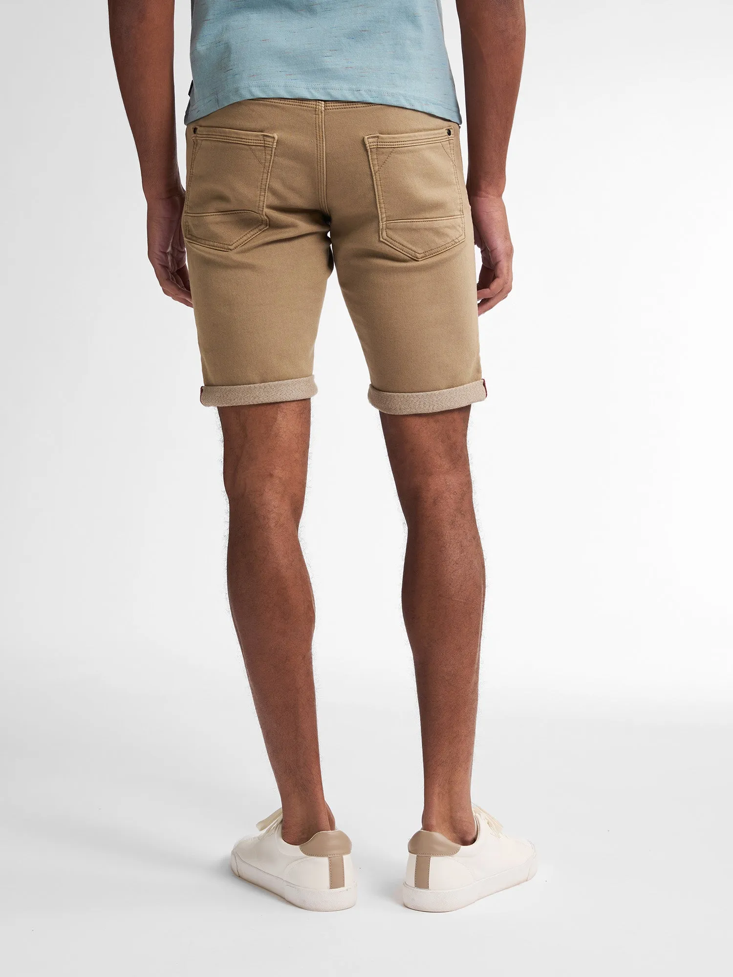 Jackson Coloured Denim Shorts Coconut