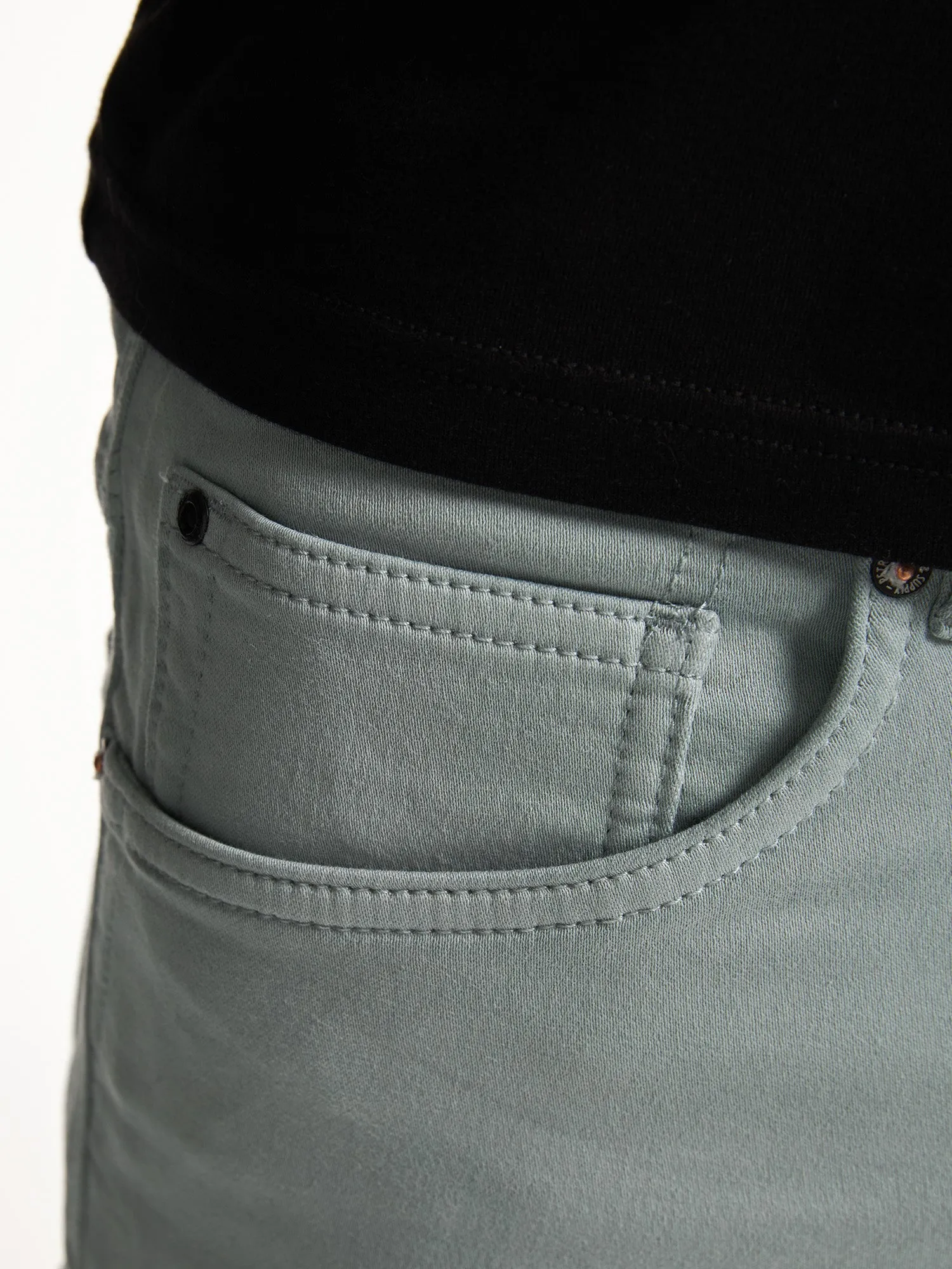 Jackson Coloured Denim Shorts Coconut