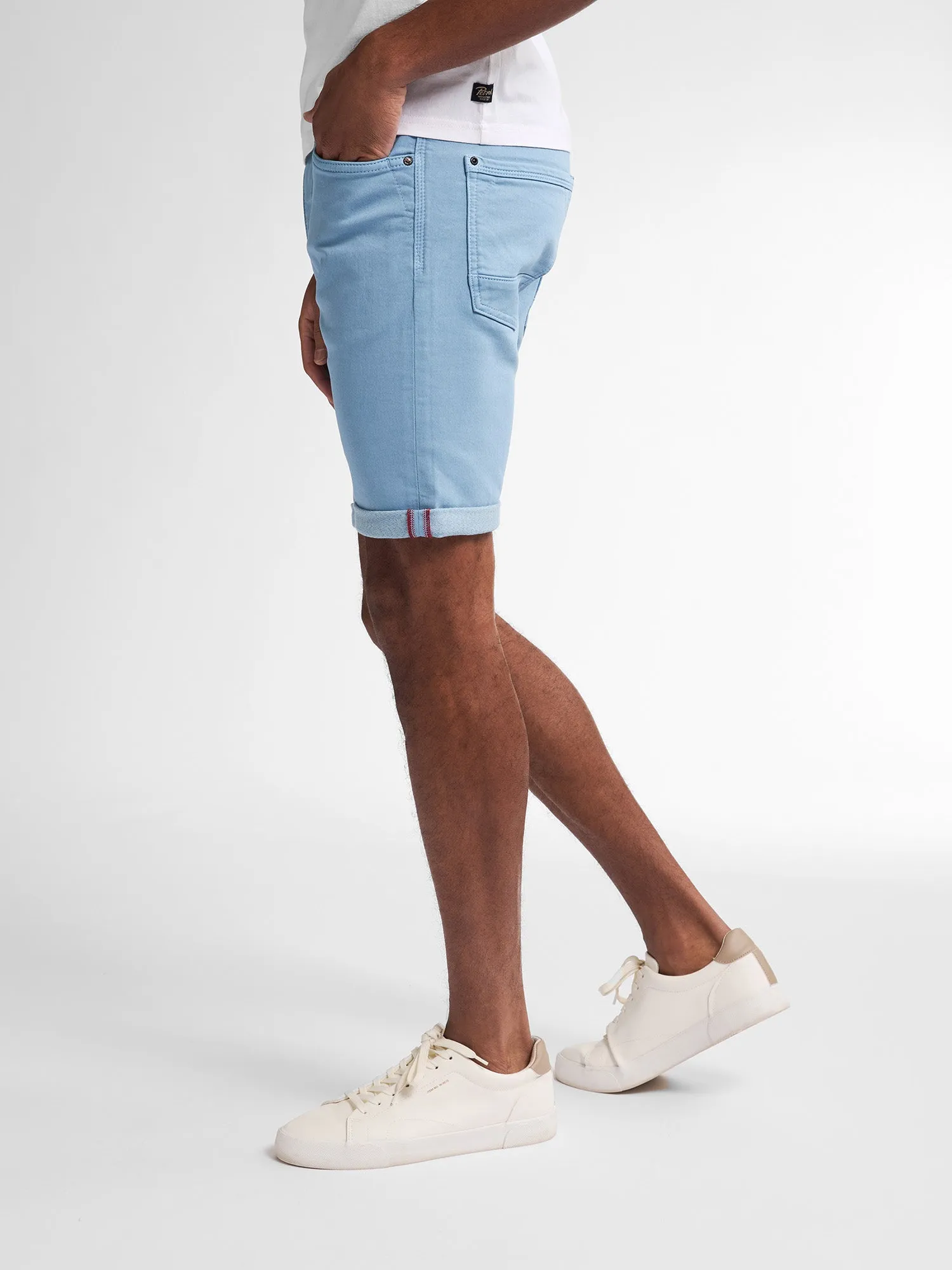 Jackson Coloured Denim Shorts Coconut