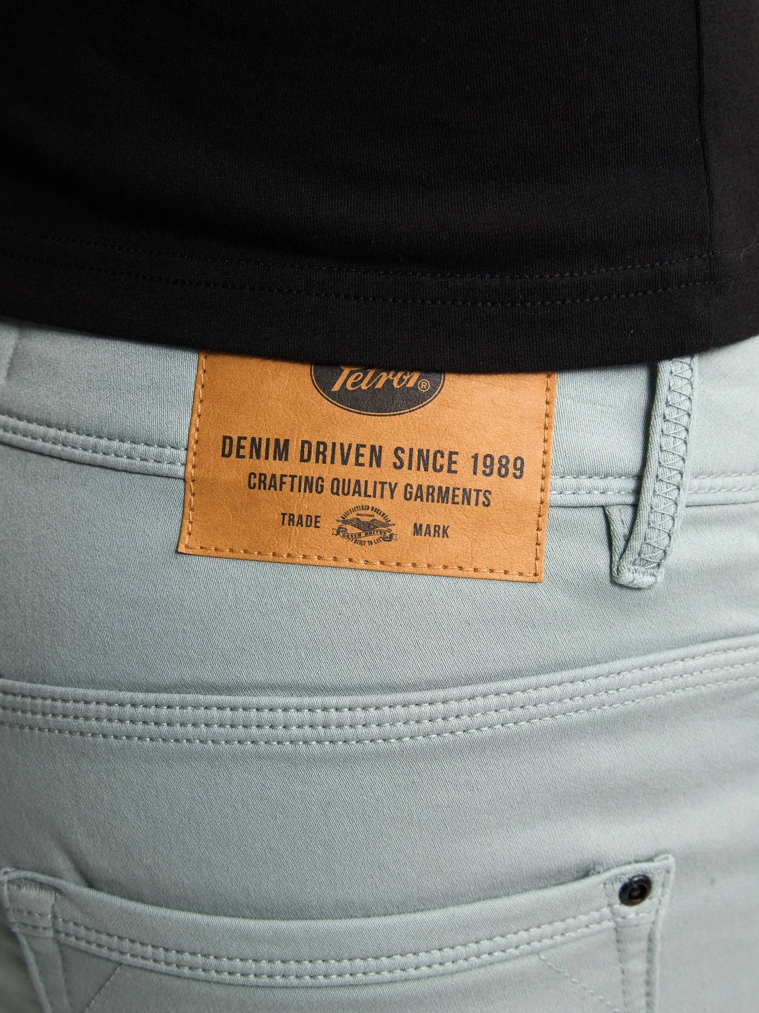 Jackson Coloured Denim Shorts Coconut
