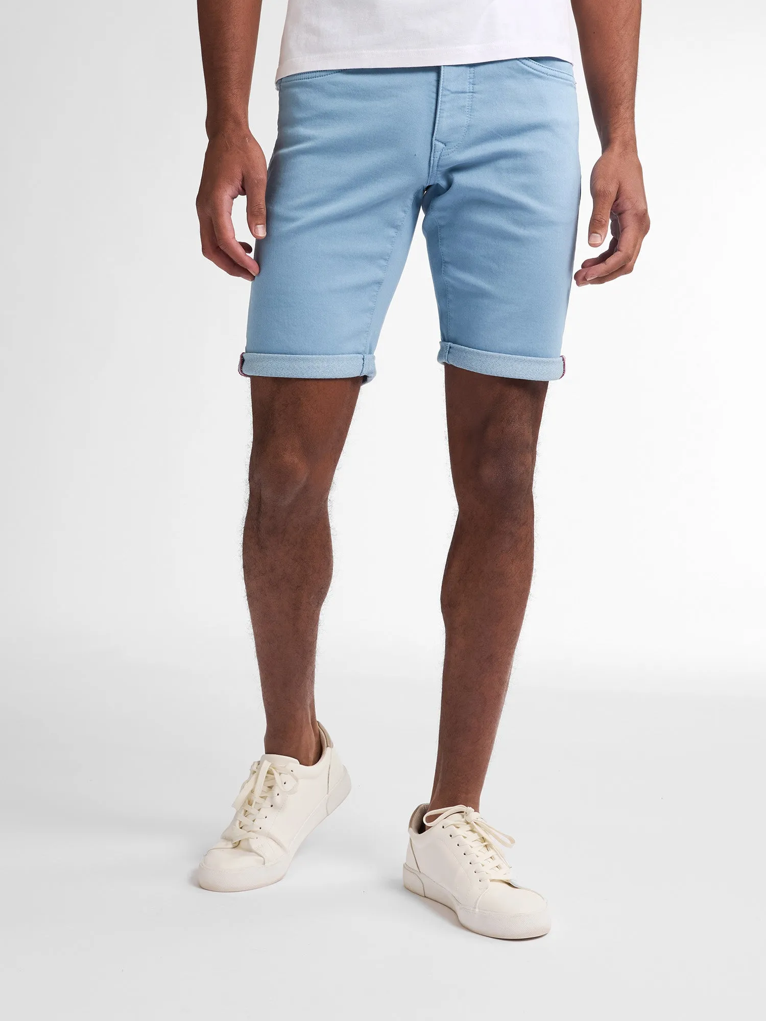 Jackson Coloured Denim Shorts Coconut