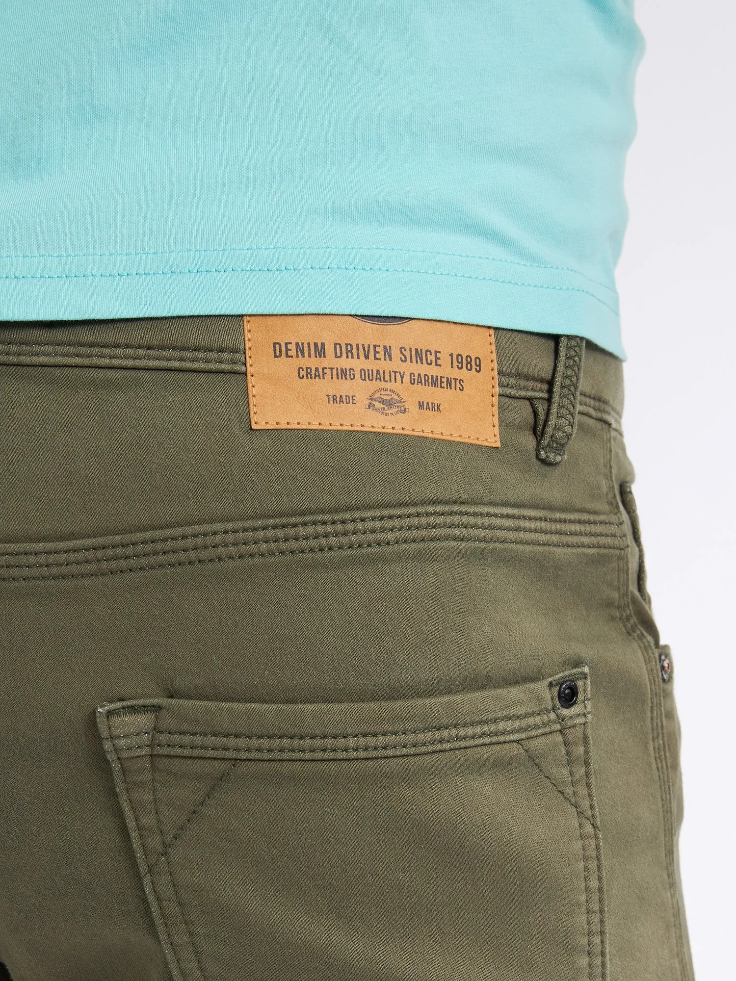 Jackson Coloured Denim Shorts Coconut