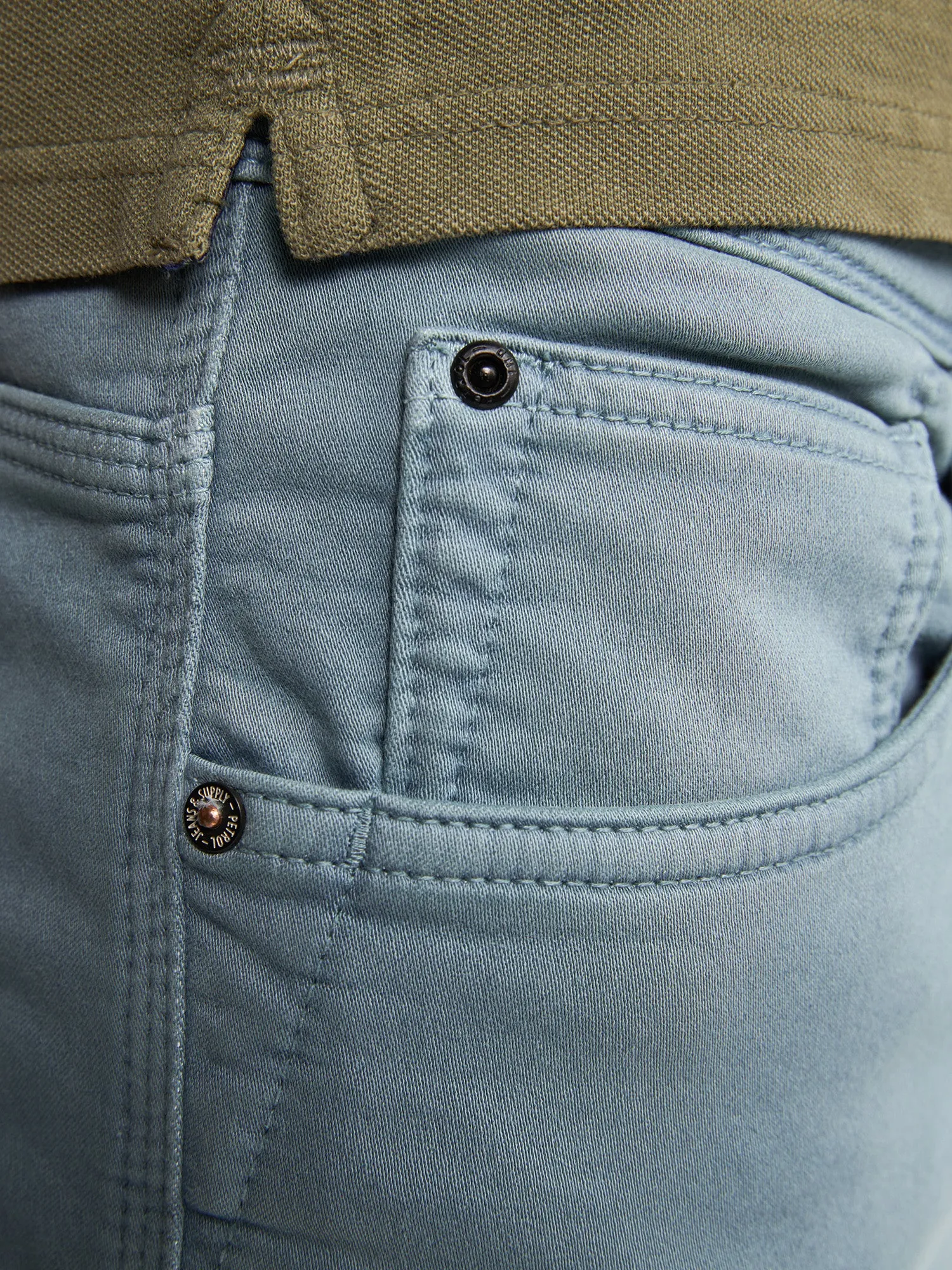 Jackson Coloured Denim Shorts Coconut