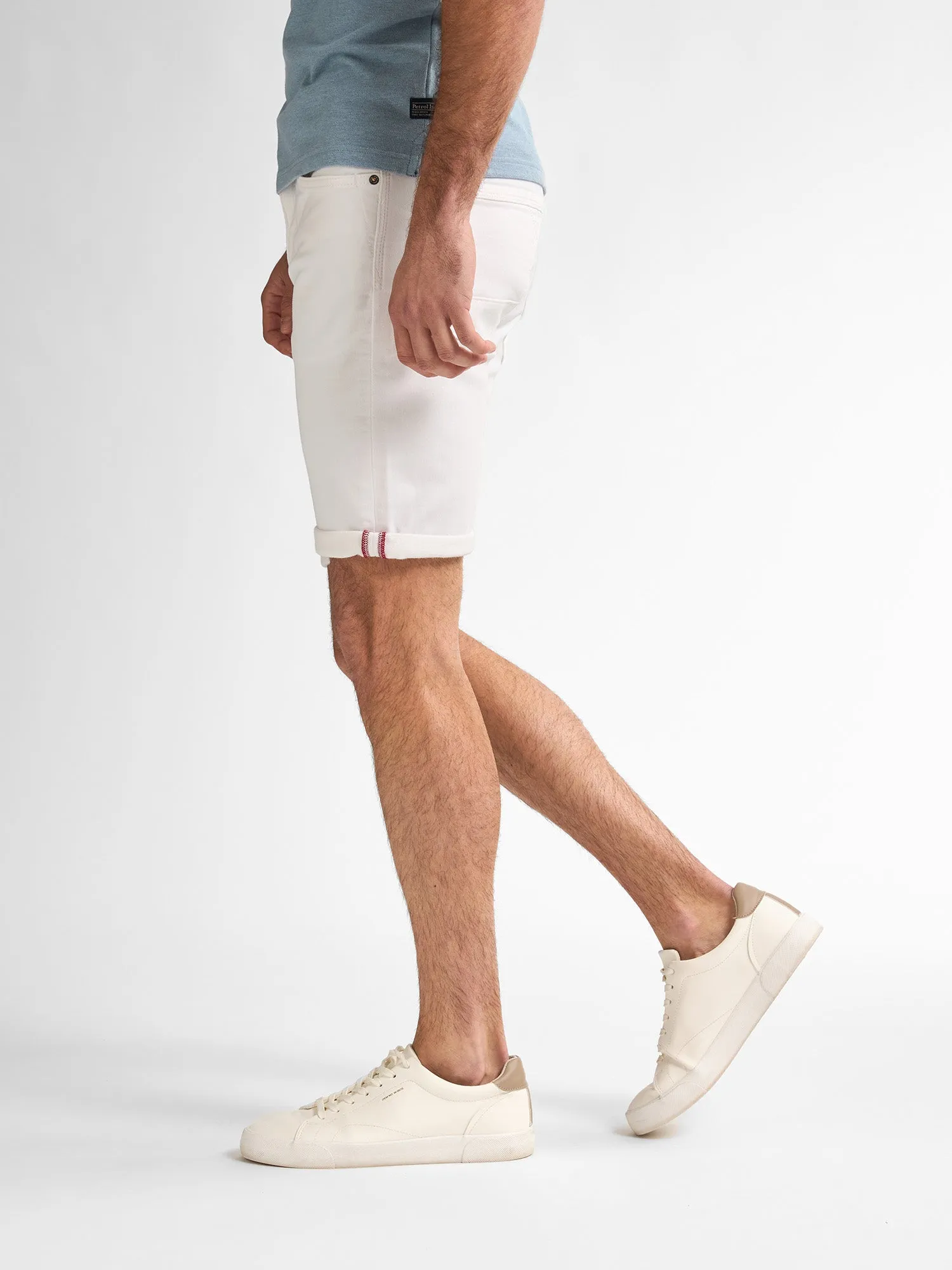 Jackson Coloured Denim Shorts Coconut