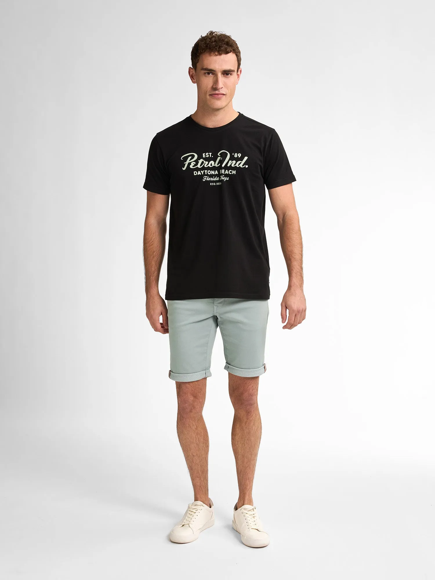 Jackson Coloured Denim Shorts Coconut