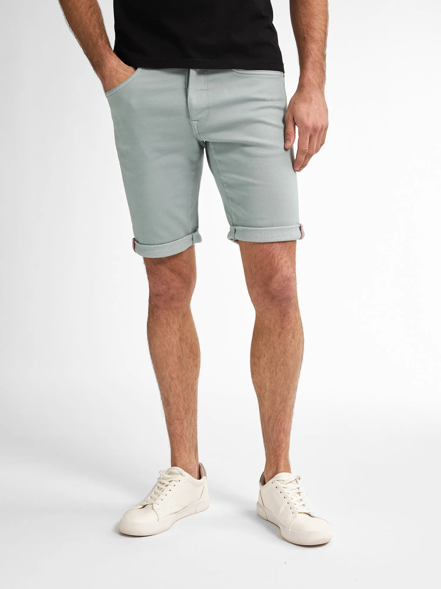 Jackson Coloured Denim Shorts Coconut