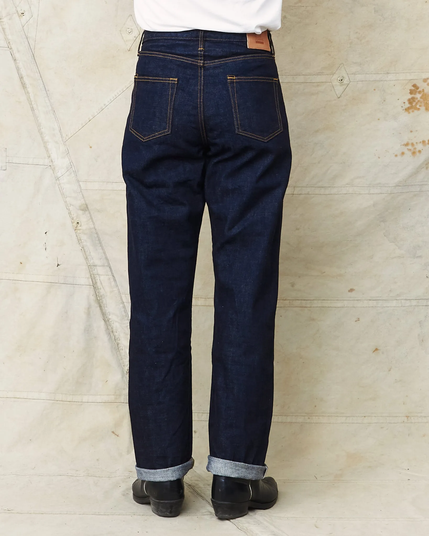 Japan Blue JBJE1501A Circle 14,8oz Indigo Straight Loose Fit Jeans