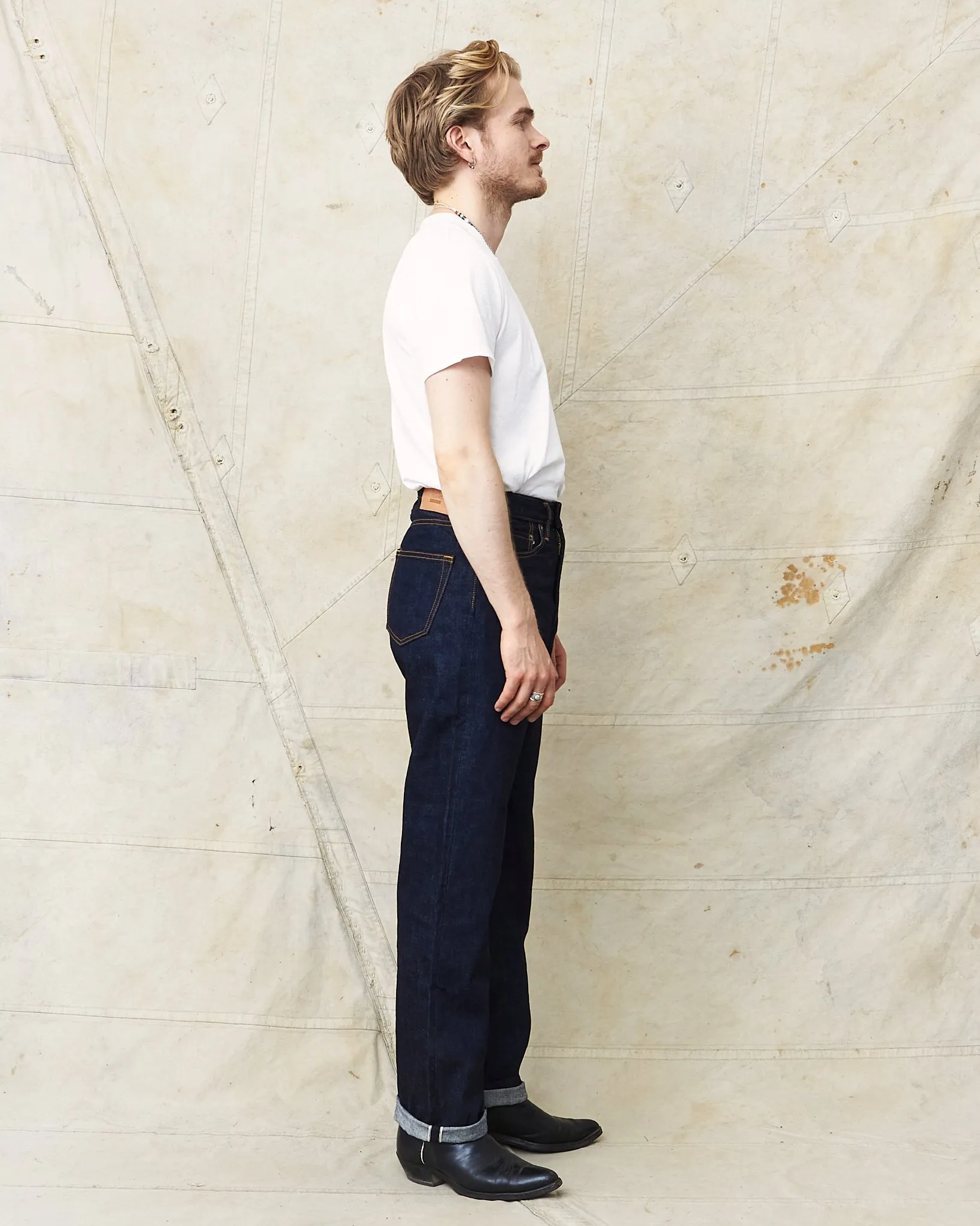 Japan Blue JBJE1501A Circle 14,8oz Indigo Straight Loose Fit Jeans