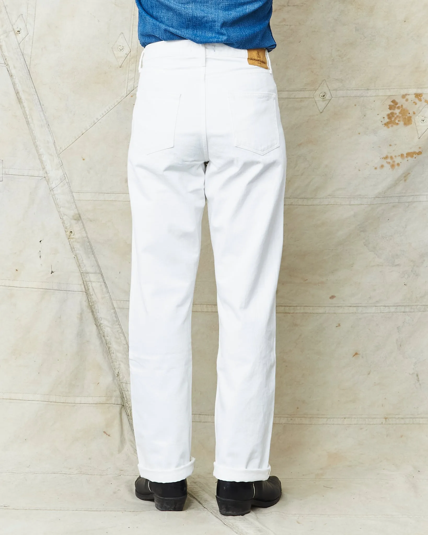Japan Blue JBJE15703A Circle 13,5oz White Straight Loose Fit Jeans