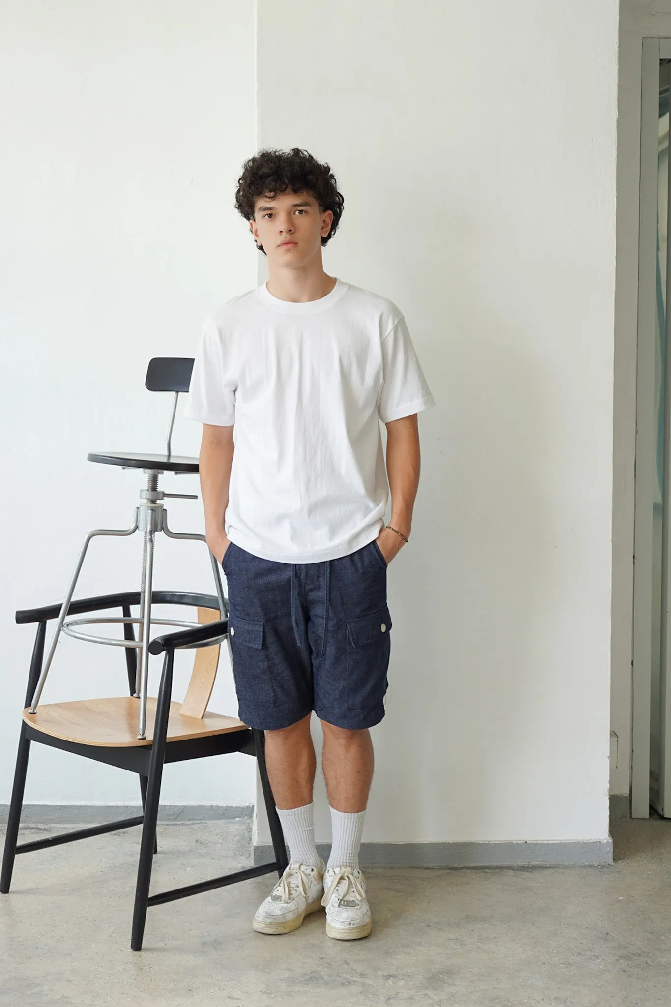 Japanese Denim Cargo Shorts