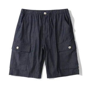 Japanese Denim Cargo Shorts