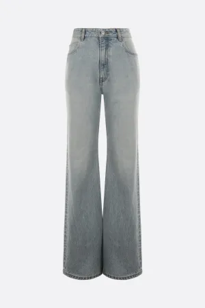 japanese denim flared jeans