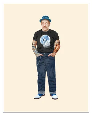 Jason Raish - "Brooklyn Frank" print