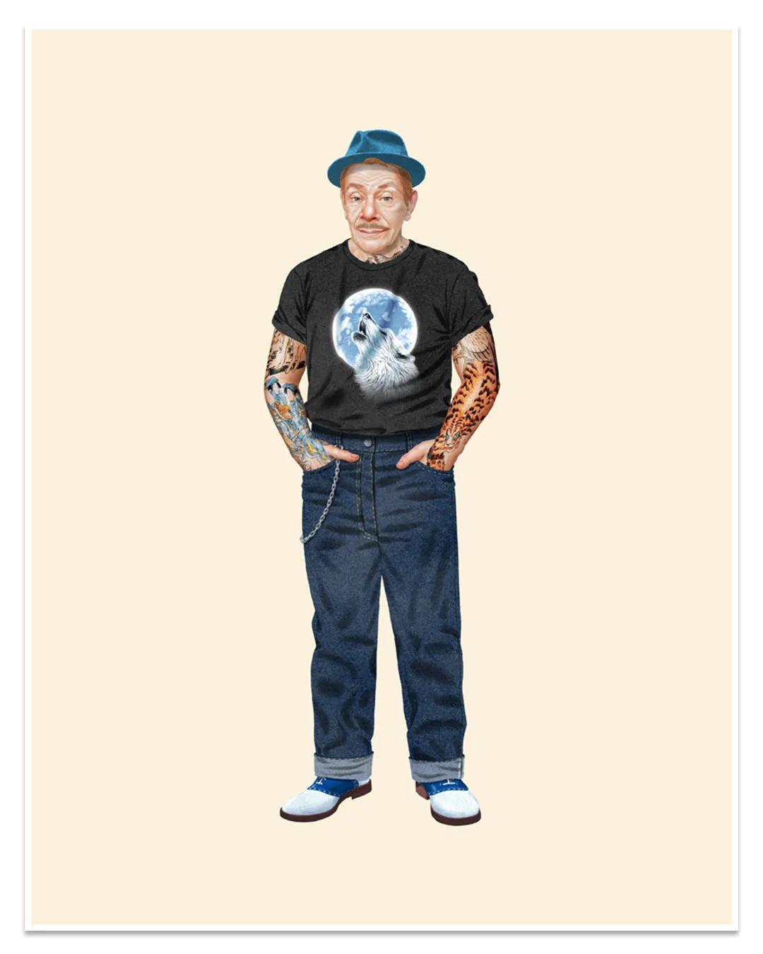 Jason Raish - "Brooklyn Frank" print