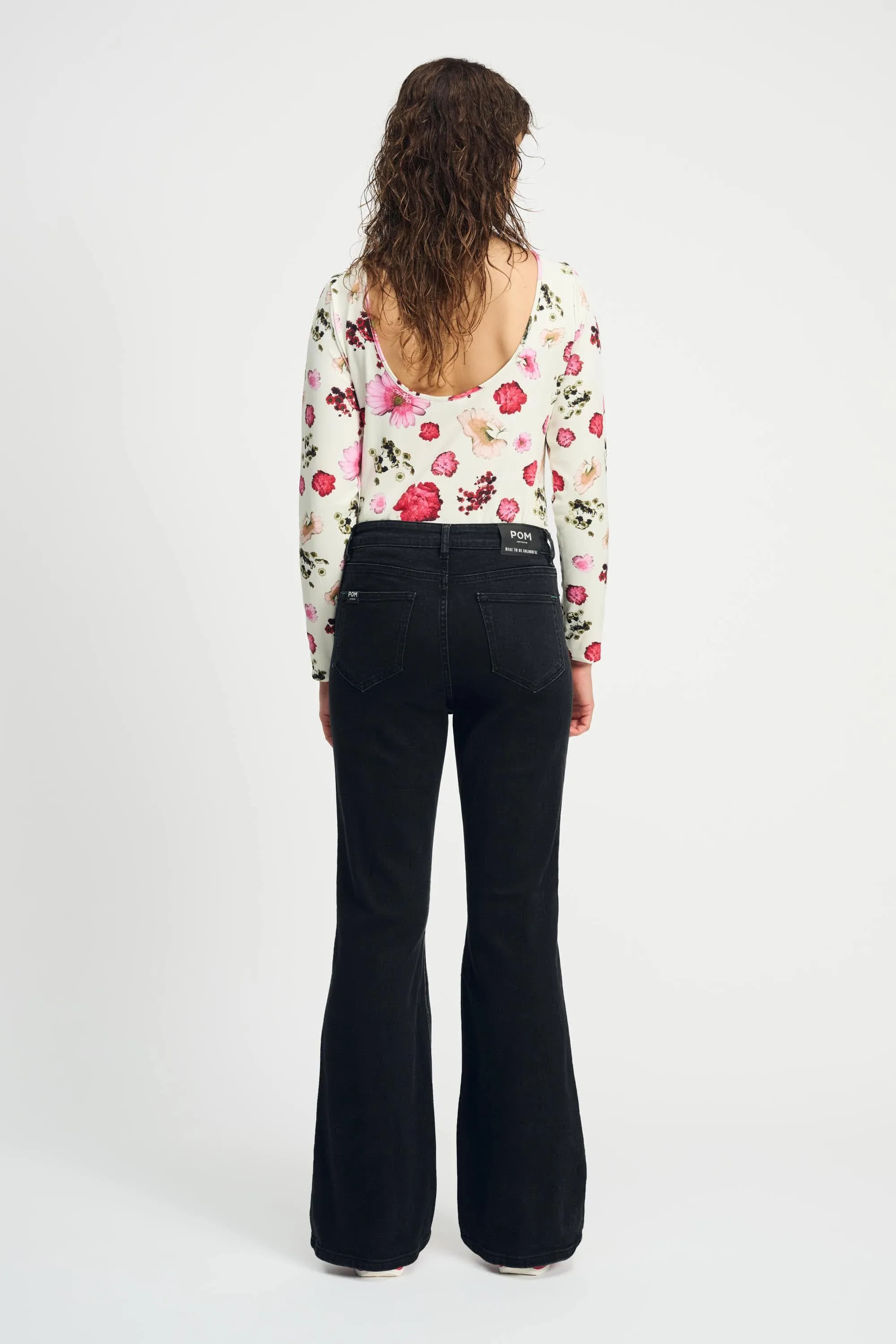 JEANS - Esmee Flare Vintage Black