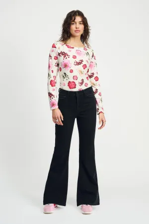 JEANS - Esmee Flare Vintage Black