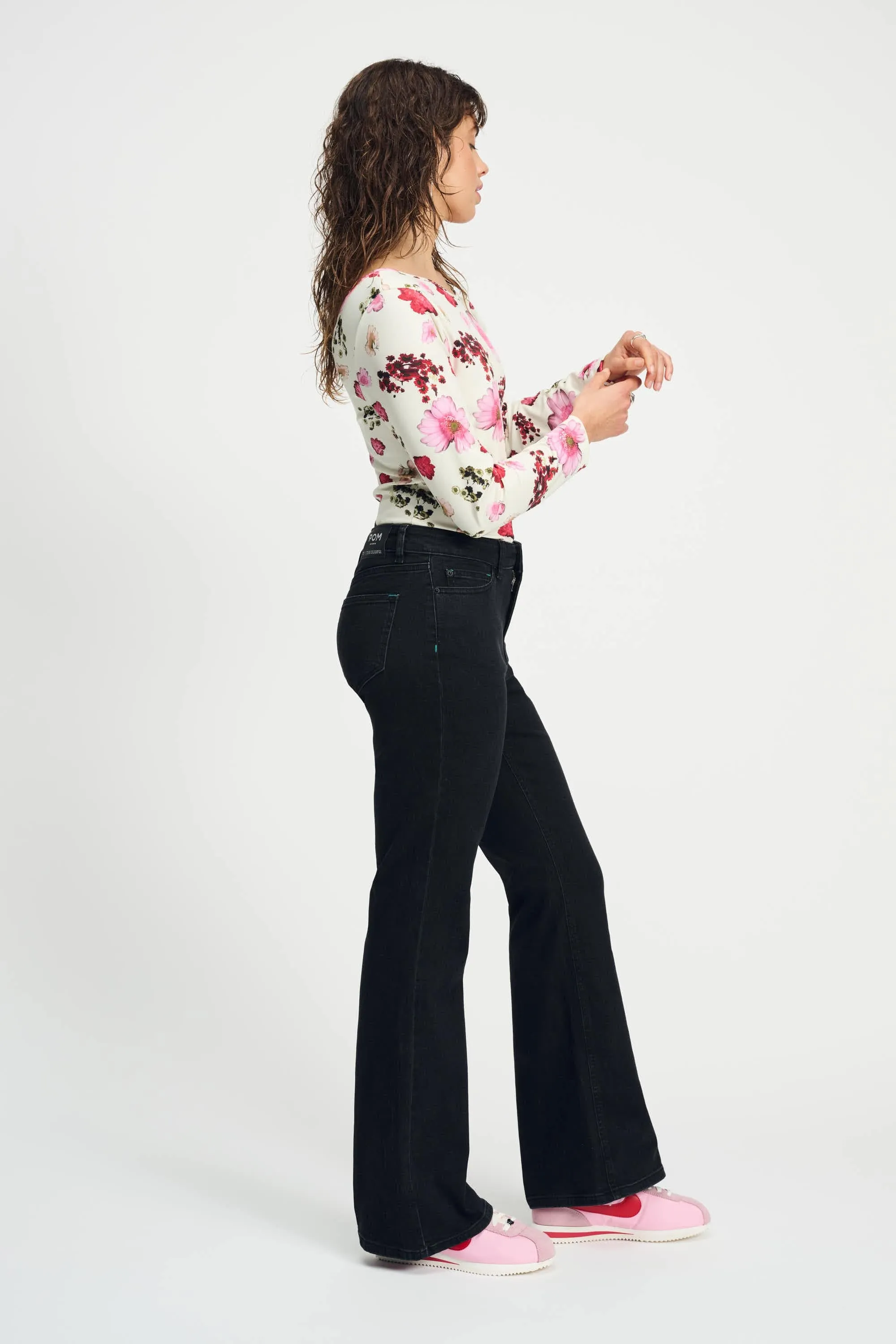 JEANS - Esmee Flare Vintage Black