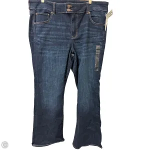 Jeans Flared By American Eagle In Blue Denim, Size: 20