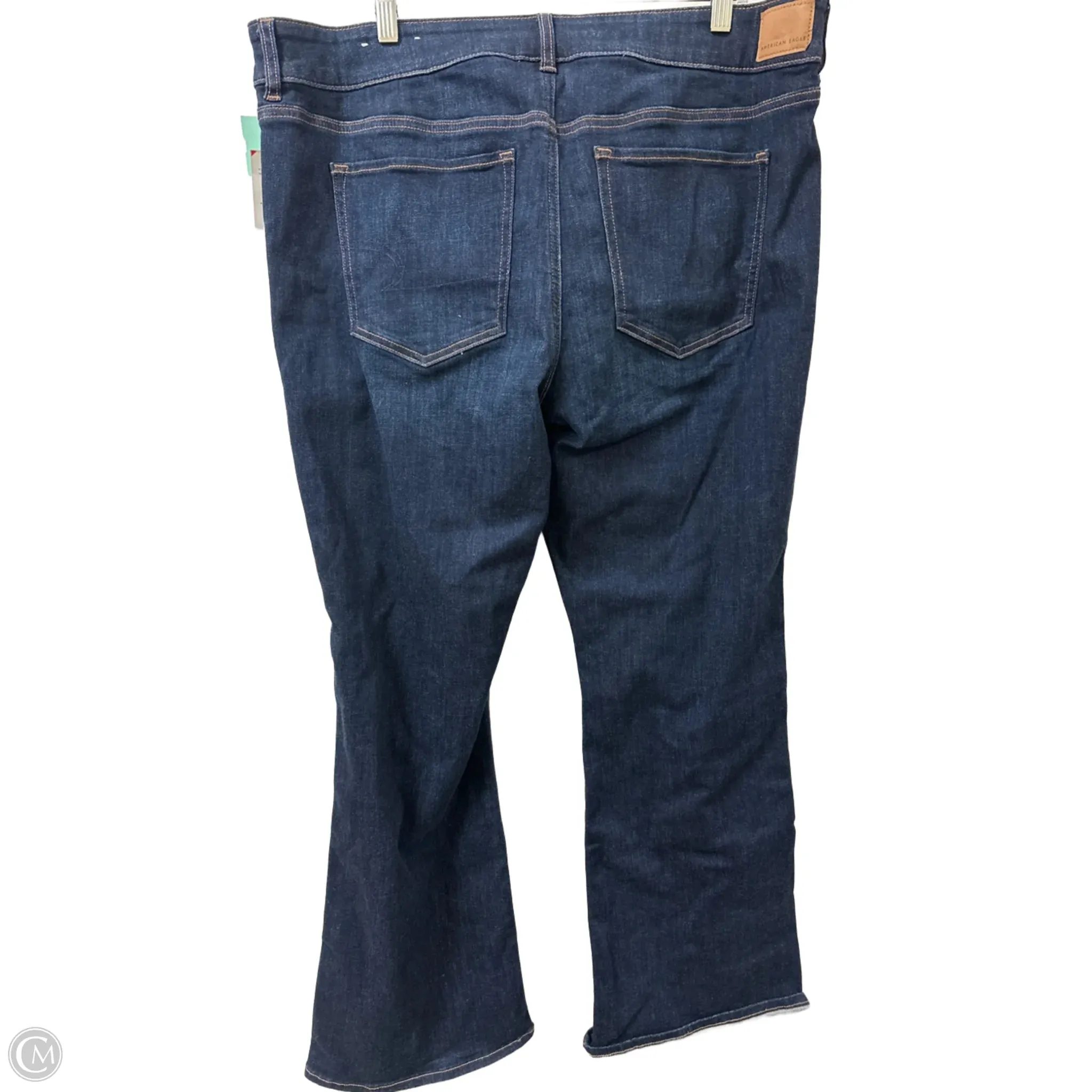 Jeans Flared By American Eagle In Blue Denim, Size: 20