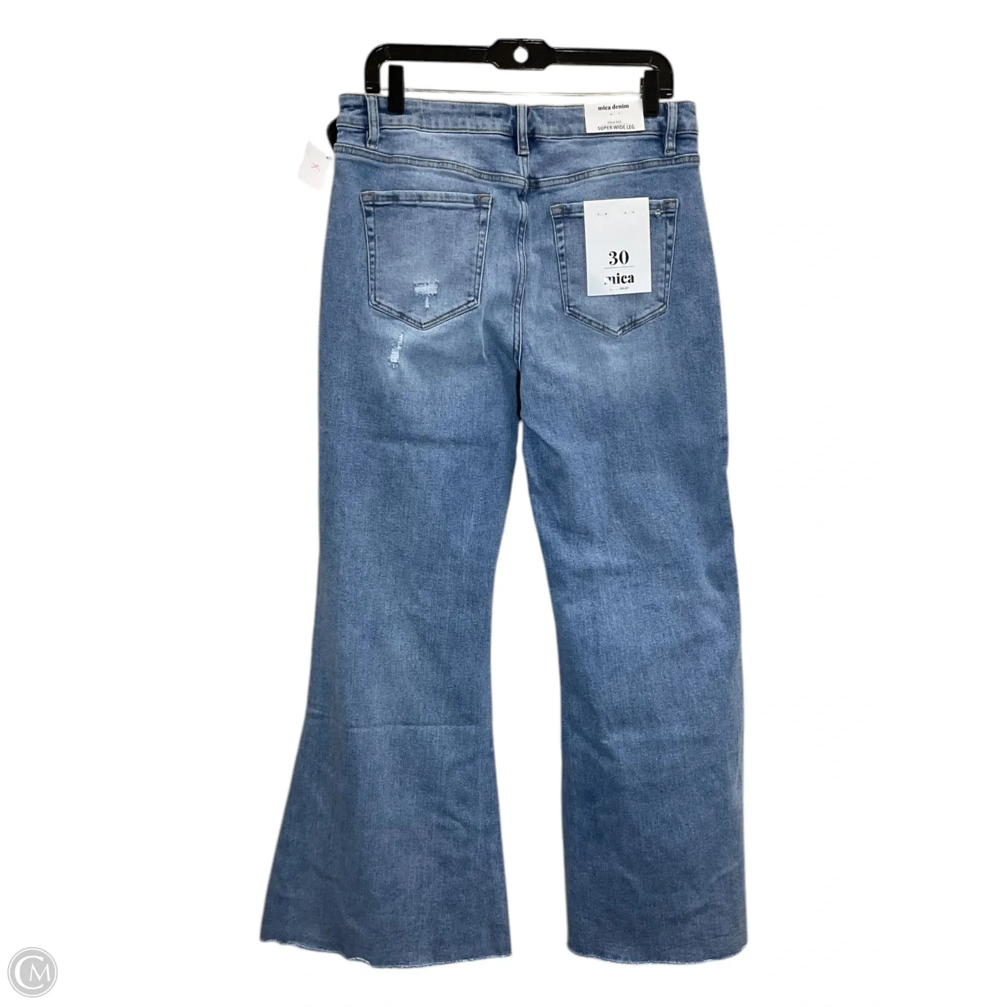 Jeans Flared By Cmc In Blue Denim, Size: 10