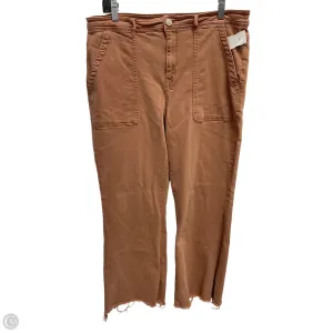 Jeans Flared By Knox Rose In Orange, Size: 16