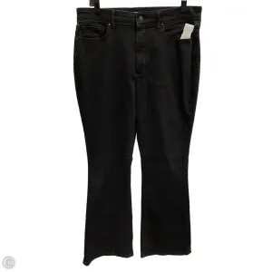Jeans Flared By Nine West In Black, Size: 14