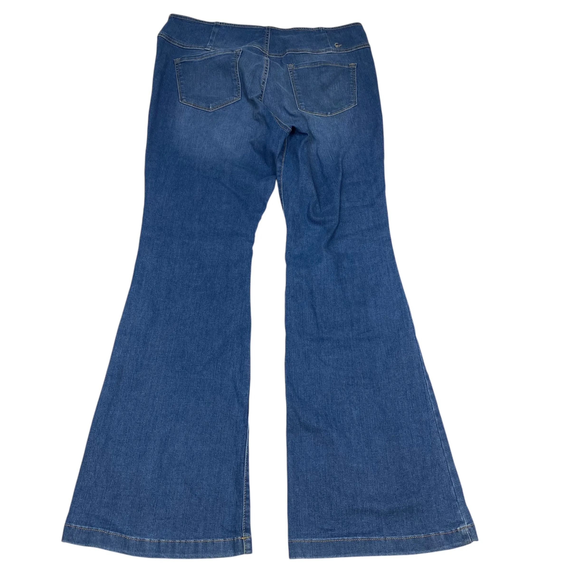 Jeans Flared By Sofia By Sofia Vergara In Blue Denim, Size: 18