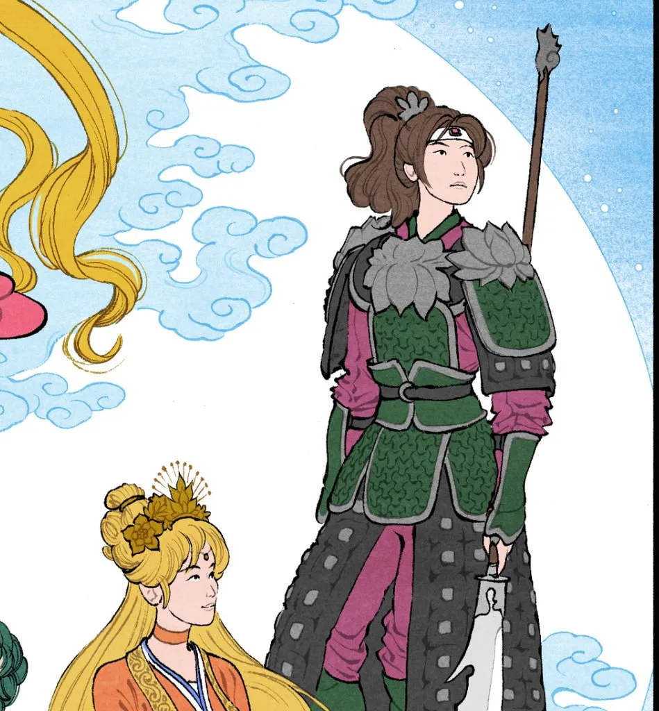 Jed Henry - "Warrior Maidens" print