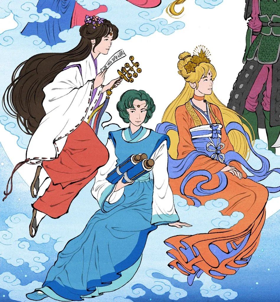 Jed Henry - "Warrior Maidens" print