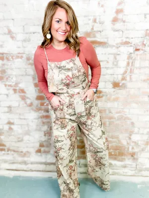 Jelaine Vintage Floral Overalls - FINAL SALE