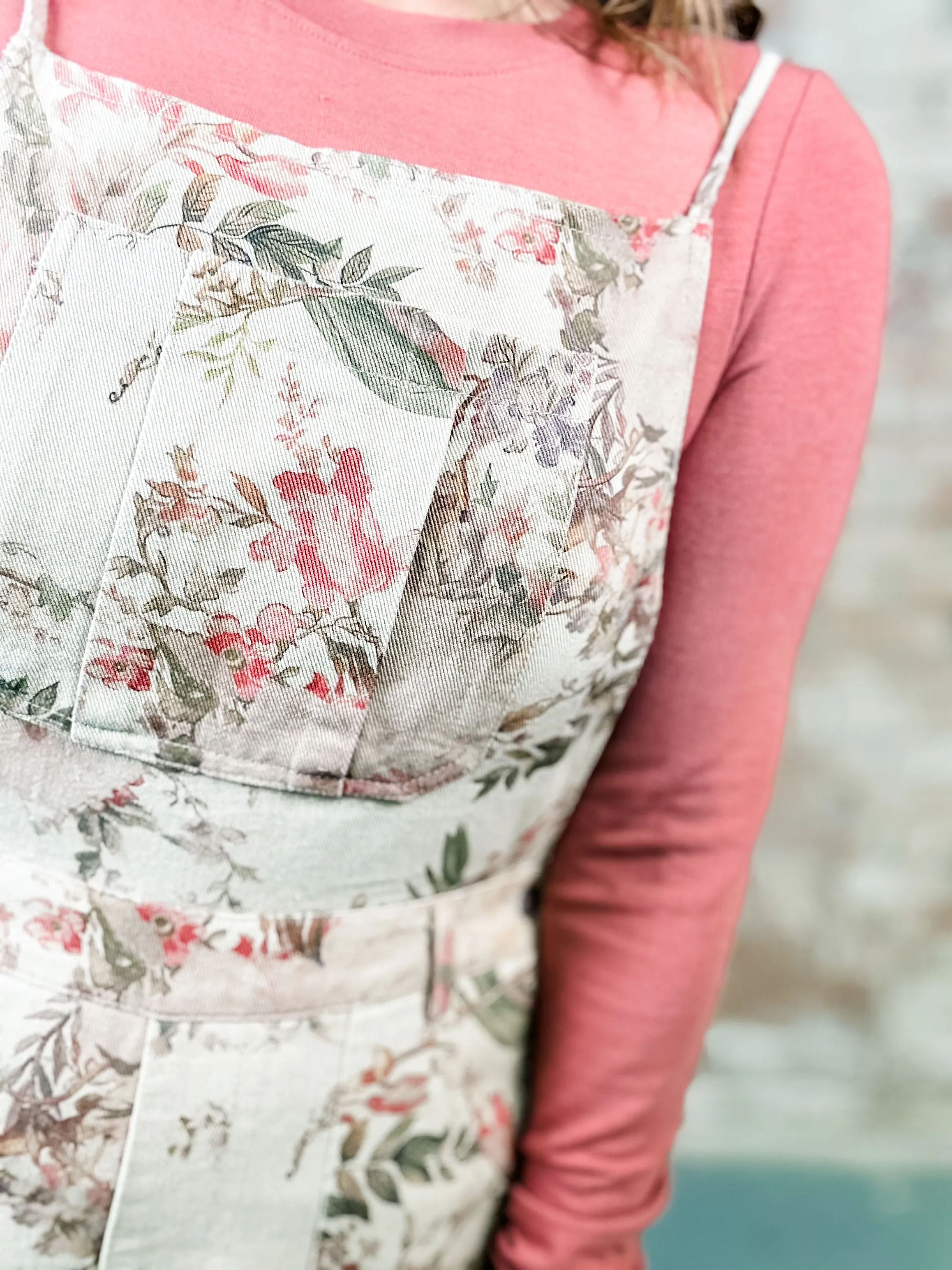 Jelaine Vintage Floral Overalls - FINAL SALE