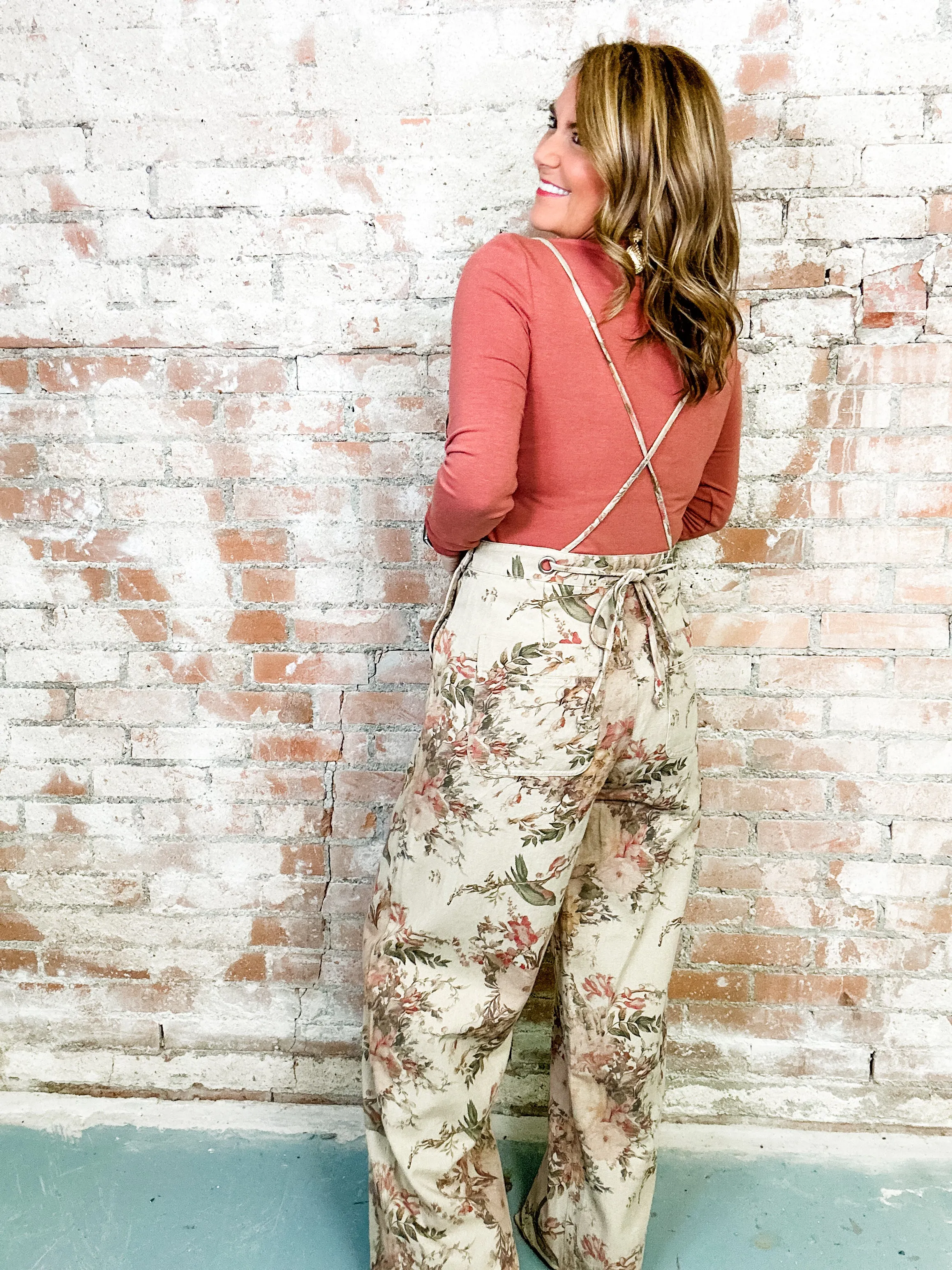 Jelaine Vintage Floral Overalls - FINAL SALE