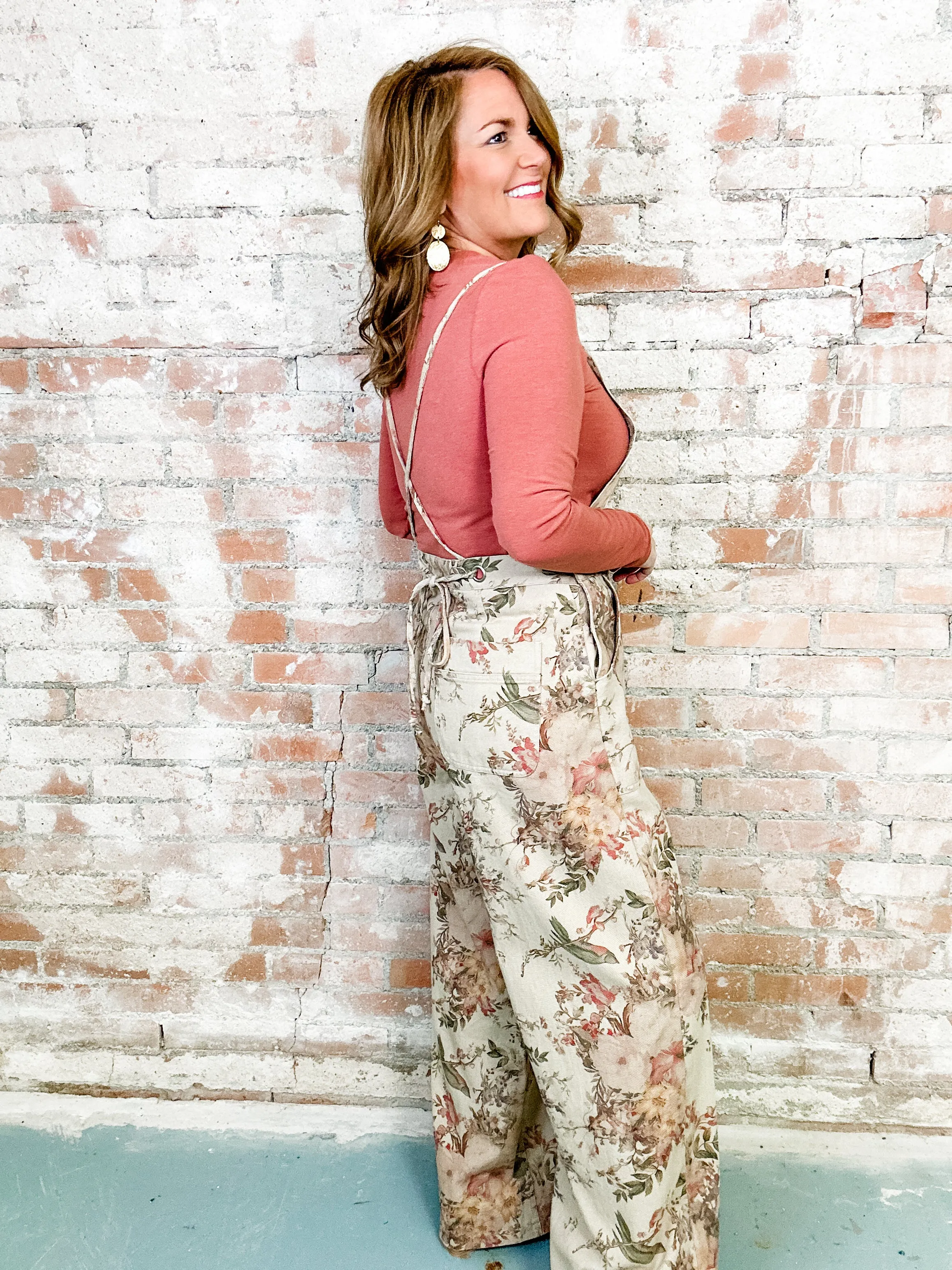 Jelaine Vintage Floral Overalls - FINAL SALE