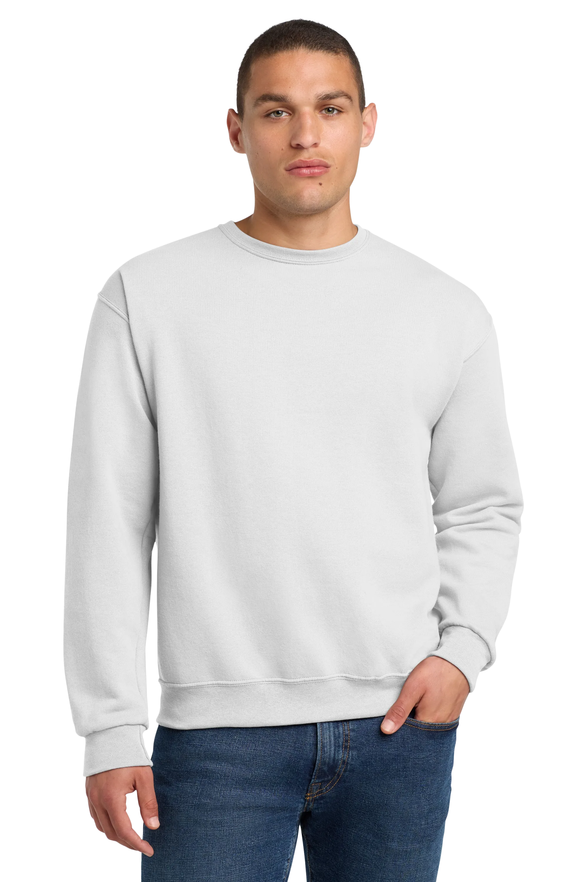 Jerzees® - NuBlend® Crewneck Sweatshirt - White