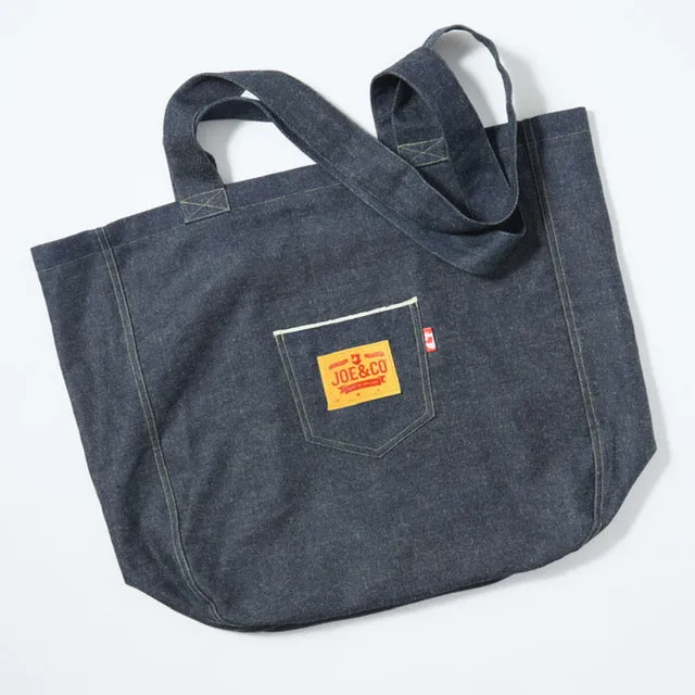 Joe's Repairs Selvedge Denim Shopping Tote