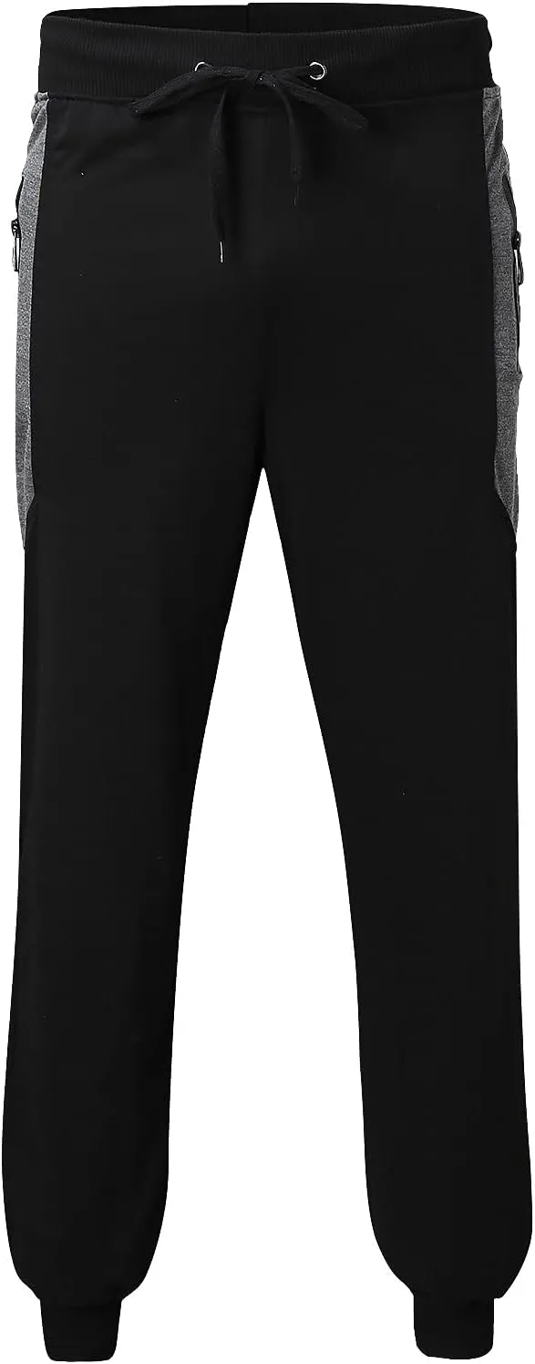 Joggers for Men Big and Tall, Men's Workout Slim Gym Joggers Pants,Sport Training Tapered Sweatpants,Casual Athletics Joggers