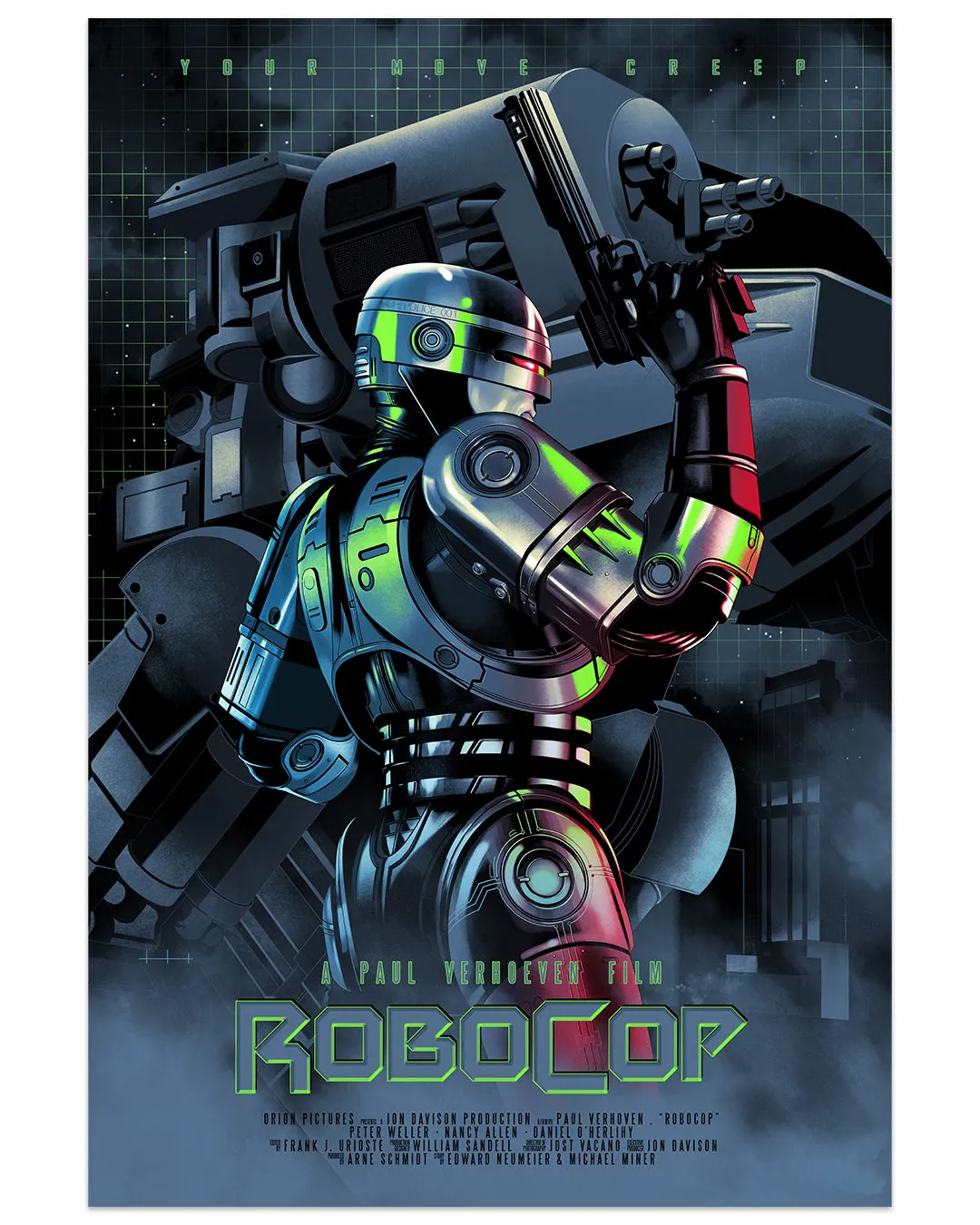 Jonathan Bartlett - "Robocop" print