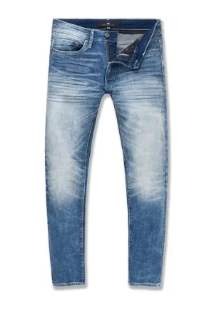 Jordan Craig - Aaron Hamilton Pure Denim Jean - Aged Wash - JA300