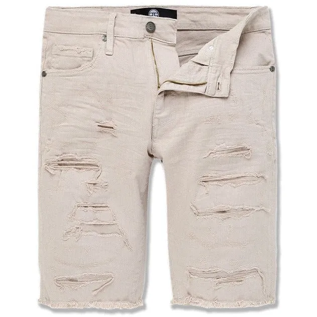 Jordan Craig Tulsa Twill Denim Shorts - Latte (J3187S)
