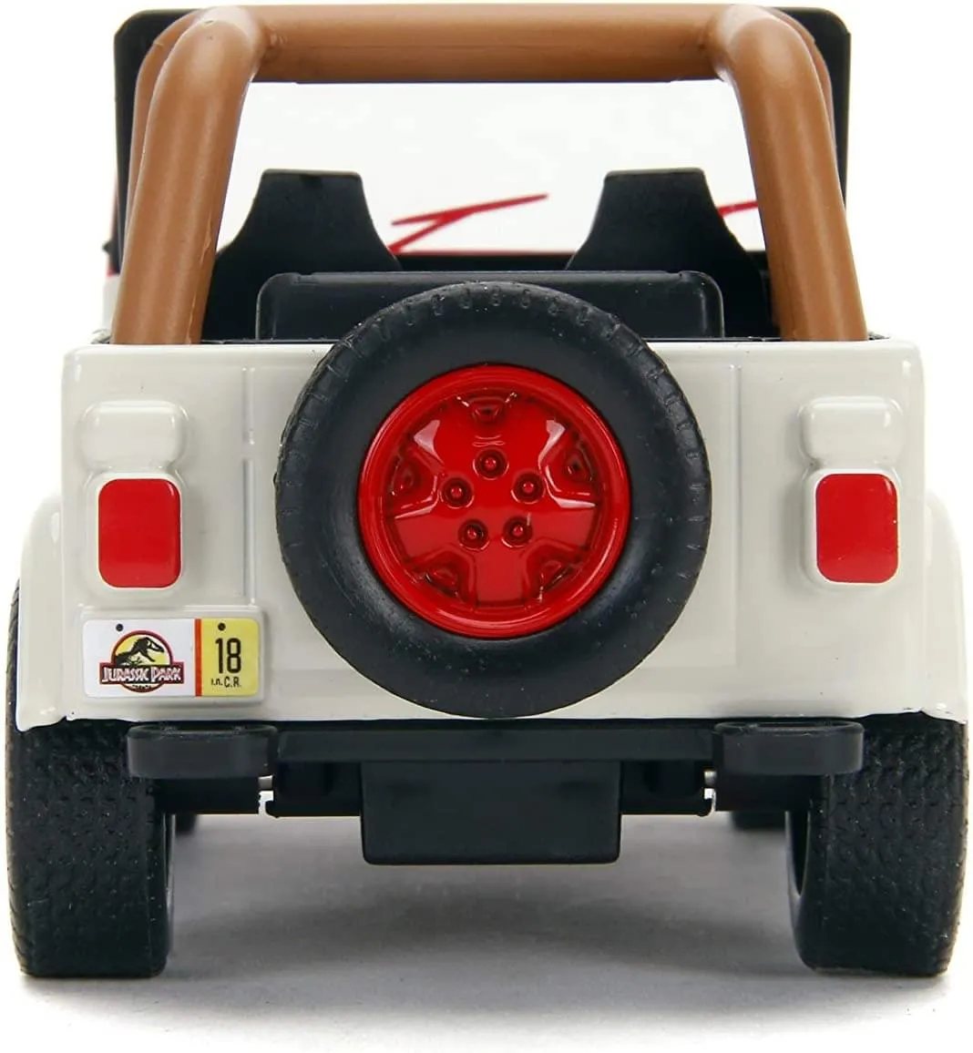 Jurassic World 1:32 92 Jeep Wrangler Diecast Car