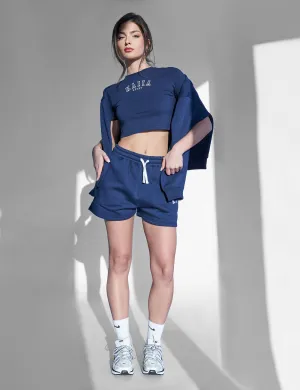 Kaiia Sweat Shorts Navy