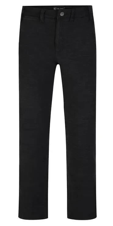 KAM Men's KBS 264 5 Pocket Slub Weave Stretch Pants in 2 Colours