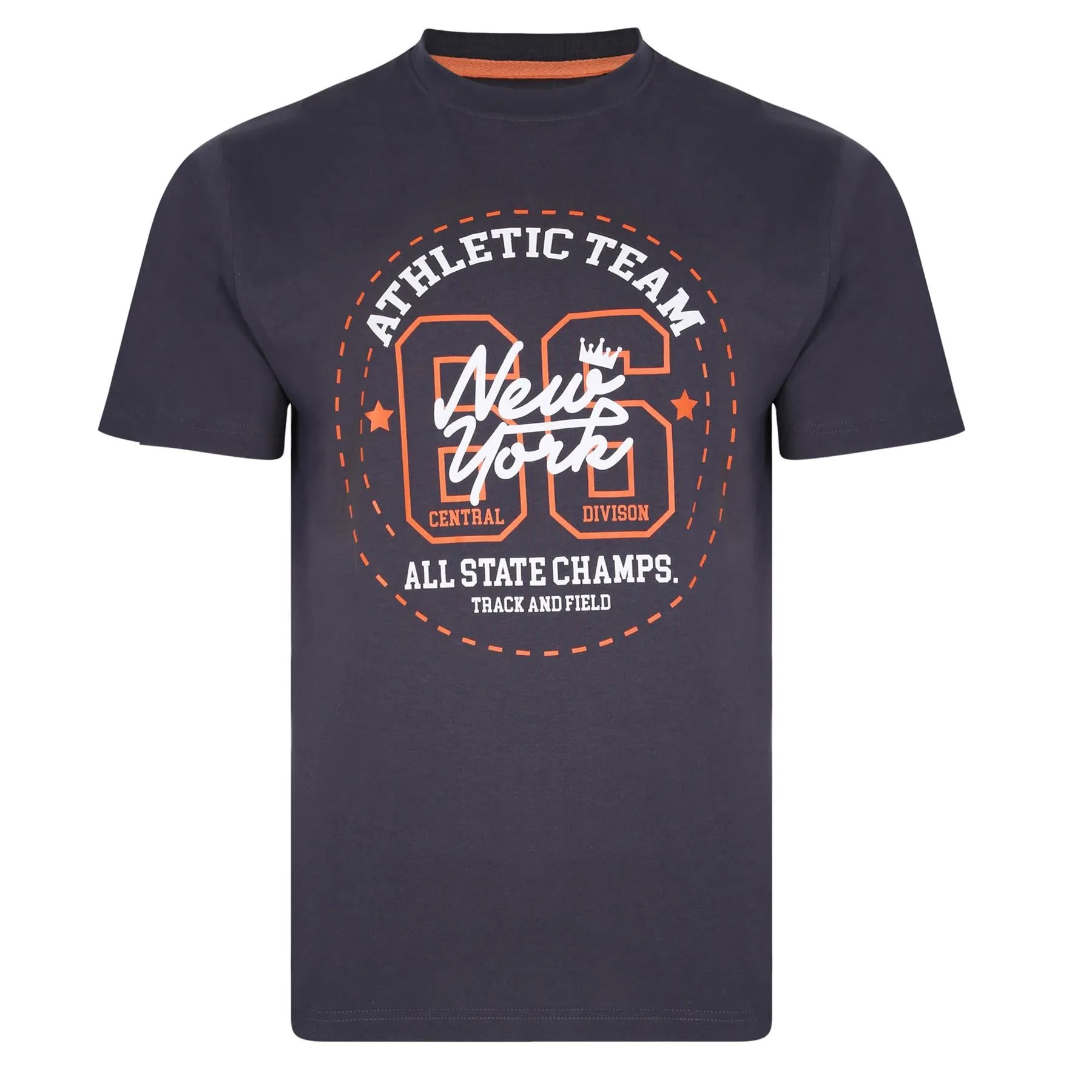 KAM Men's Twin Pack Tee Athletics-Customs Printed Size 2XL to 8XL