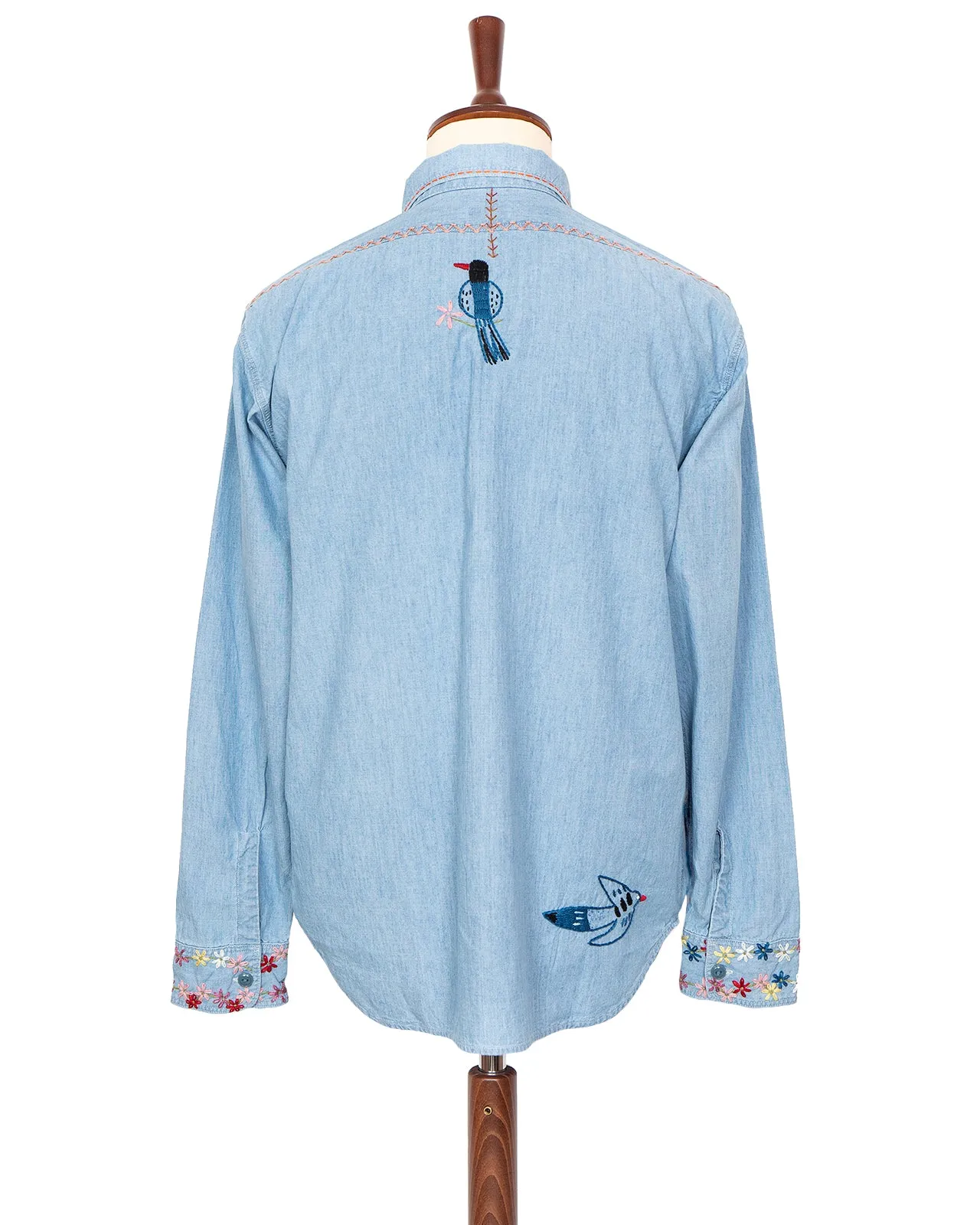 Kapital Chambray Work Shirt, Magpie