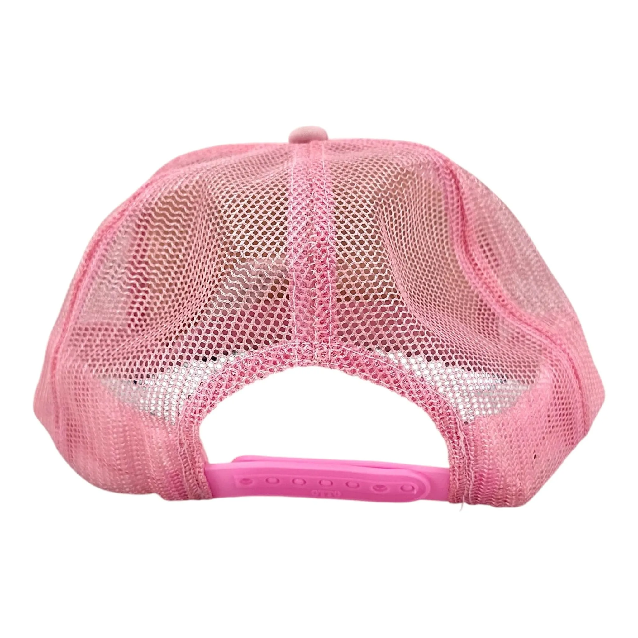 Kapital Denim Love Cats Trucker Cap Pink Blue